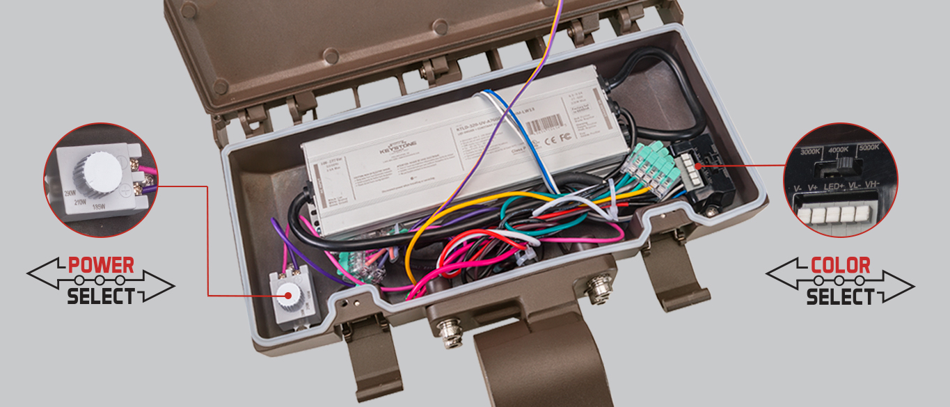 Keystone Area Lights with Optic Swap Biben